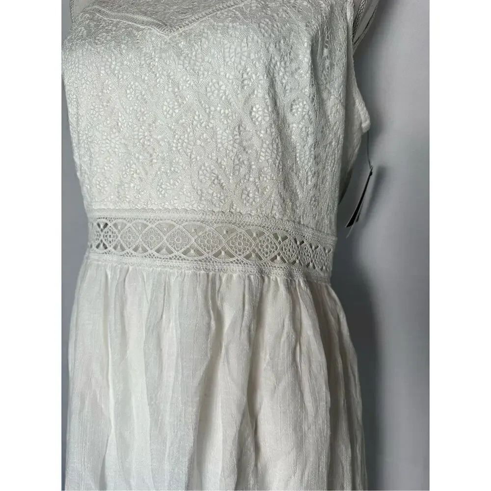 IZ Byer White Lace High Low Dress - Picture 10 of 12